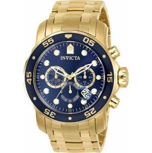 Hodinky Invicta Watch Pro Diver IN0073 Gold/Navy