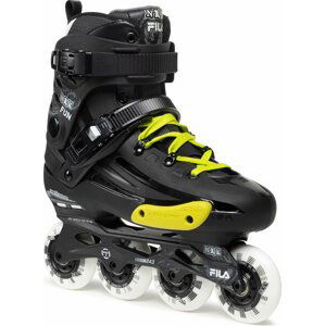 Kolečkové brusle Fila Skates Nrk Fun 010618055 Black/Yellow/Magenta