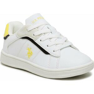 Sneakersy U.S. Polo Assn. Ecrok ECROK006 WHI-YEL01