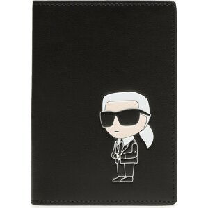 Pouzdro na kreditní karty KARL LAGERFELD 230W3216 Black A999