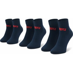 Sada 3 párů pánských vysokých ponožek Levi's® 37157-0178 Navy