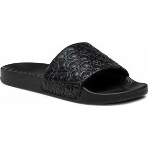 Nazouváky Calvin Klein Pool Slide HW0HW01524 Seasonal Black Mono 0GK