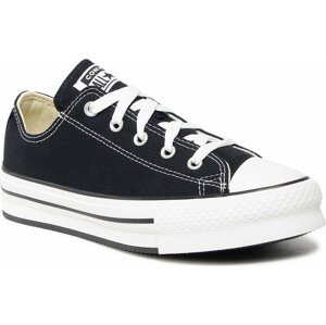 Plátěnky Converse Ctas Eva Lift Ox 272857C Black/White/Black