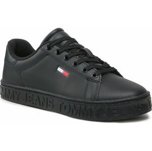 Sneakersy Tommy Jeans Cool Ess EN0EN02042 Black BDS