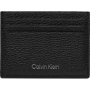 Pouzdro na kreditní karty Calvin Klein Warmth Cardholder 6Cc K50K507389 Ck Black BAX