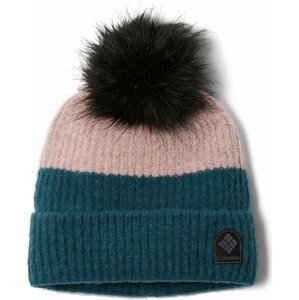 Čepice Columbia Winter Blur™ Pom Pom Beanie Night Wave/Dusty Pink 414