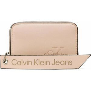 Malá dámská peněženka Calvin Klein Jeans Sculpted Med Zip Around Tag K60K610578 TGE