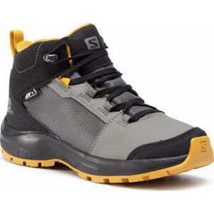 Trekingová obuv Salomon Outward Cswp J 409722 09 W0 Castor Gray/Black/Arrowwood