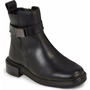 Kotníková obuv Calvin Klein Jodhpur Boot W/ Iconic Plaque HM0HM01206 Ck Black BEH