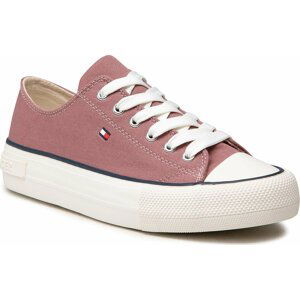 Plátěnky Tommy Hilfiger Low Cut Lace-Up Sneaker T3A4-32118-0890 S Antique Rose 303