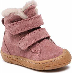 Kozačky Froddo Minni Suede Velcro G2110126 M Pink 0