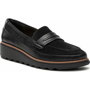 Polobotky Clarks Sharon Aster 261744164 Black Combi