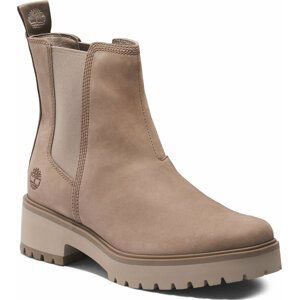 Kotníková obuv s elastickým prvkem Timberland Carnaby Cool Basic Chlsea TB0A41CW9291 Taupe Nubuck