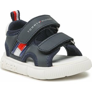 Sandály Tommy Hilfiger Flag Velcro Sandal T1B2-32900-1355 M Blue 800