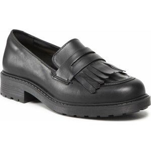 Polobotky Clarks Orinoco2Loafer 261616654 Blk Hishine Lea