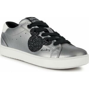 Sneakersy Geox J Kathe Girl J36EUH 000NF C1007 S Silver