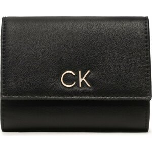 Velká dámská peněženka Calvin Klein Re-Lock Trifold Md Pbl K60K610969 BAX