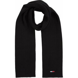 Šál Tommy Jeans Tjm Flag Scarf AM0AM11702 Black BDS