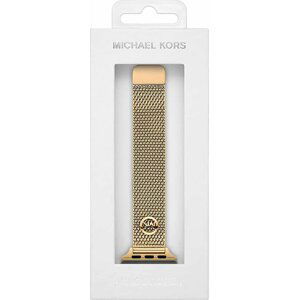 Vyměnitelný řemínek na chytré hodinky Michael Kors MKS8052E Gold