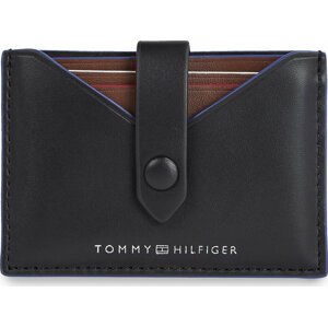 Pouzdro na kreditní karty Tommy Hilfiger Th Prep Retractable Cc AM0AM11404 BDS