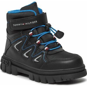 Kotníková obuv Tommy Hilfiger T3B5-33160-1047999 M Black 999