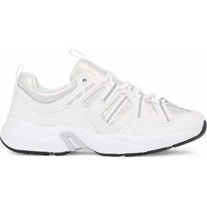Sneakersy Calvin Klein Jeans Retro tennis Laceup YW0YW01044 Bright White YBR