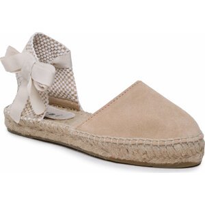 Espadrilky Manebi Suede Flat Valenciana Espadrilles K 1.1 P0 Champagne Beige