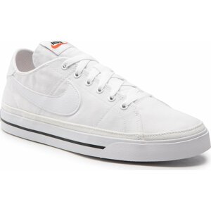 Tenisky Nike Court Leacy Cnvs CW6539 100 White/White/Black