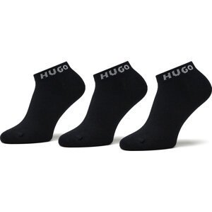 Sada 3 párů dámských vysokých ponožek Hugo 3p As Uni Cc W 50483111 001