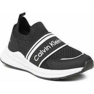 Sneakersy Calvin Klein Jeans Low Cut Easy-On Sneaker V3B9-80594-0308 Black 999