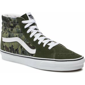 Sneakersy Vans Sk8-Hi VN0007NSBGK1 Green/Multi