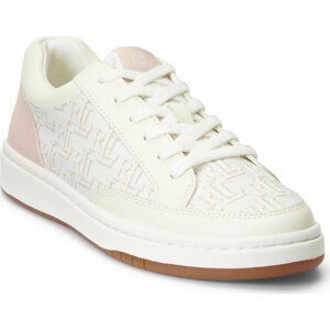 Sneakersy Lauren Ralph Lauren Hailey 802904471001 Vanilla/Vanilla/Light Pink