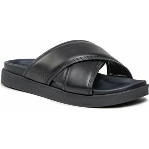 Nazouváky Calvin Klein Criss Cross Sandal Lth HM0HM01069 Ck Black BEH