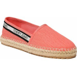 Espadrilky Tommy Jeans Tjw Flatform Webbing Espadrille EN0EN02362 Santa Fe Sunset XKI