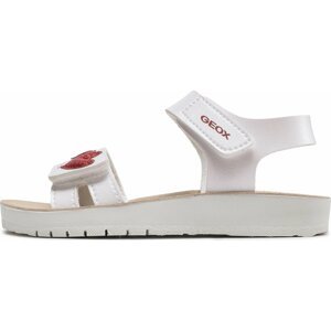 Sandály Geox J Sandal Costarei Gi J35EAF000BCC0050 S White/Red