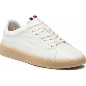 Sneakersy Tommy Hilfiger Modern Cup Premium Appleskin FM0FM04155 White YBR