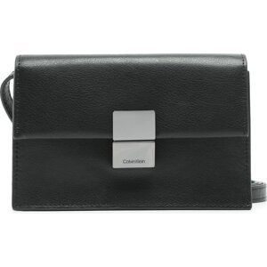 Brašna Calvin Klein Iconic Hardware Leather Xbody S K50K510317 BAX