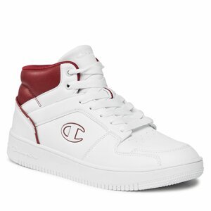 Sneakersy Champion Rebound 2.0 Mid Mid Cut Shoe S21907-WW011 Wht/Red