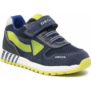 Sneakersy Geox B Alben B. A B253CA 02214 C4502 S Navy/Fluo Yellow