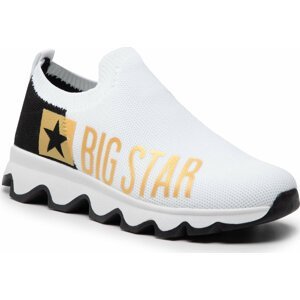 Sneakersy Big Star Shoes JJ274A142 White/Black/Gold