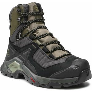 Trekingová obuv Salomon Quest Element Gtx GORE-TEX 414571 28 V0 Black/Deep Lichen Green/Olive Night