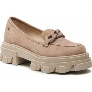 Loafersy Maciejka 2850J-10/00-1 Ciemny Beż