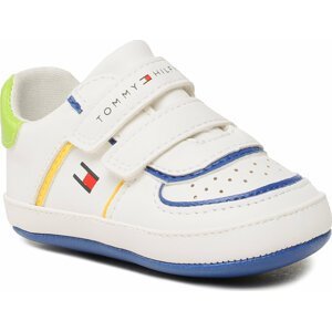 Sneakersy Tommy Hilfiger Velcro Shoe T0B4-32819-1582 White/Multicolor X256