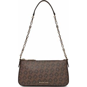 Kabelka MICHAEL Michael Kors Chain Pouchette 32H3G8EW6B Hnědá