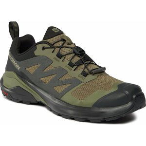 Boty Salomon X-Adventure L47386000 Olive Night/Black/Peat