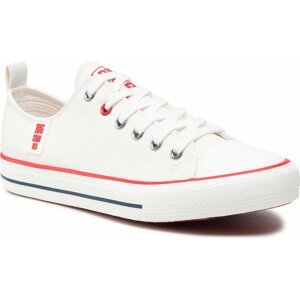 Plátěnky Big Star Shoes JJ174069 White/Red