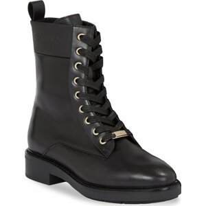 Turistická obuv Calvin Klein Rubber Sole Combat Boot Lg Wl HW0HW01715 Ck Black BEH