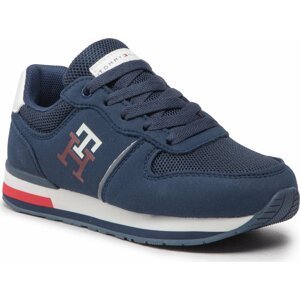 Sneakersy Tommy Hilfiger Low Cut Lace-Up Sneaker T3B9-32492-1450 M Blue 800