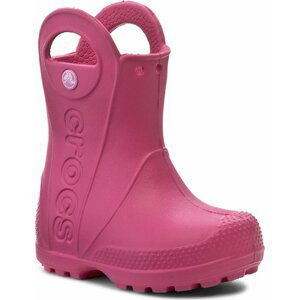 Holínky Crocs Handle It Rain Boot Kids 12803 Candy Pink