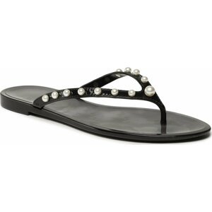 Žabky Stuart Weitzman Glde Jelly Flip Flop SE239 Black